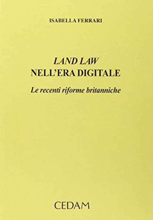 Immagine 0 di Land And Law Nell'era Digitale