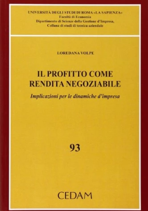 Immagine 0 di Profitto Come Rendita Negoziab