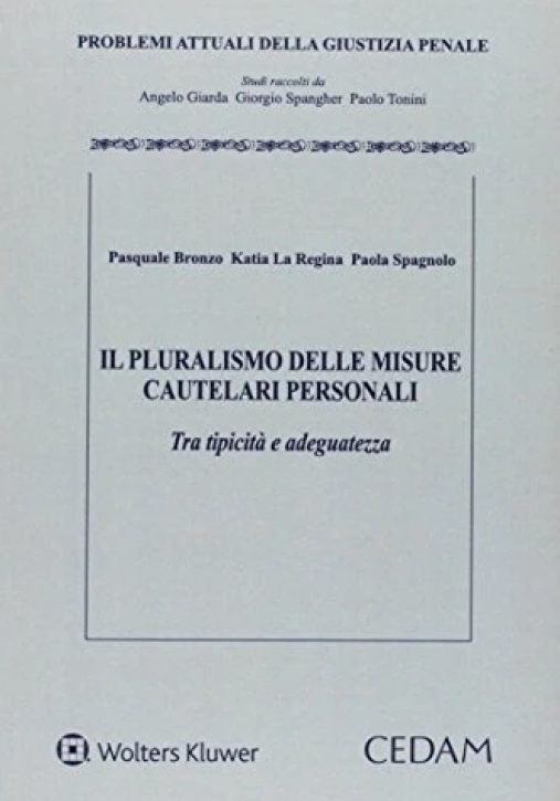 Immagine 0 di Pluralismo Delle Misure Caut.