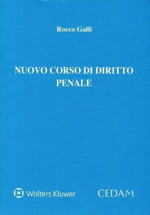 Immagine 0 di Nuovo Corso Di Diritto Penale