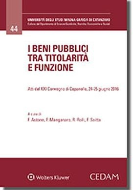 Immagine 0 di Beni Pubblici Tra Titolarita'