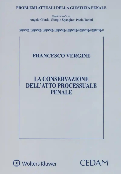 Immagine 0 di Conservazione Dell'atto Proces