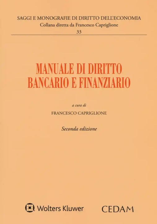 Immagine 0 di Manuale Di Diritto Bancario