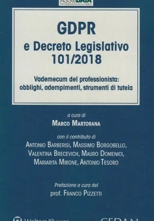 Immagine 0 di Gdpr E Decreto Legislativo 101