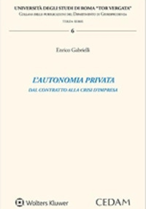 Immagine 0 di Autonomia Privata