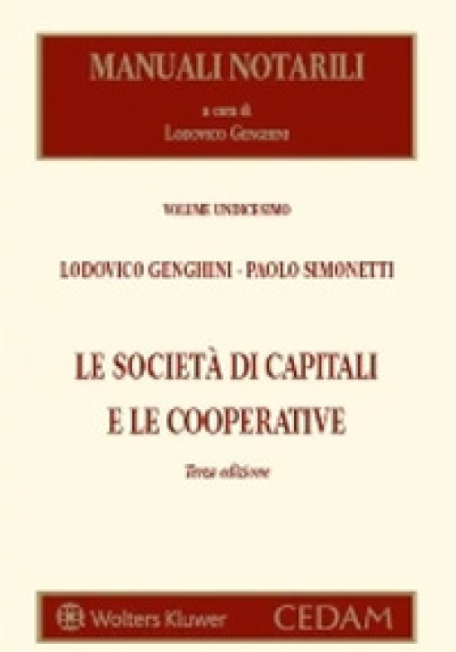 Immagine 0 di Societa Di Capitali E Cooperative 3ed.