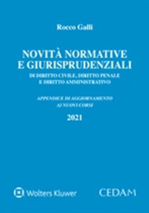 Immagine 0 di Novita' Normative Giurisprudenziali 2021