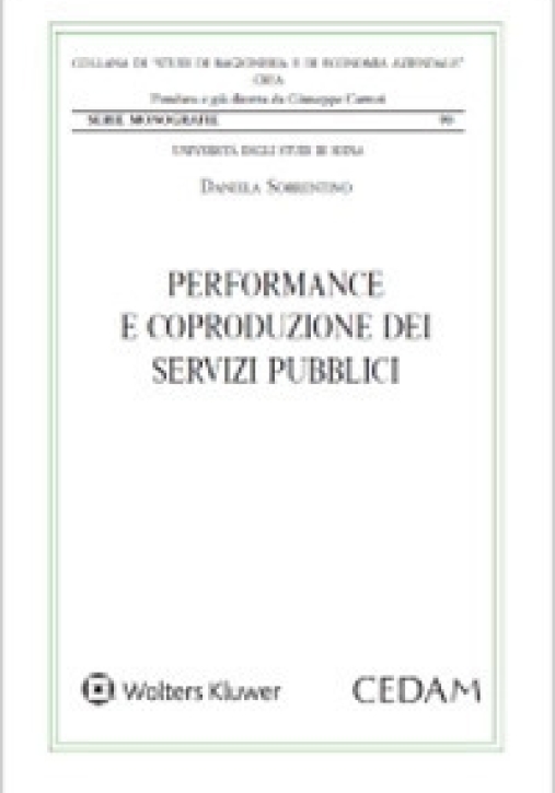 Immagine 0 di Performance E Coproduzione Serv.pubblici