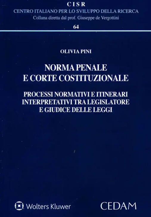 Immagine 0 di Norma Penale E Corte Costituzionale