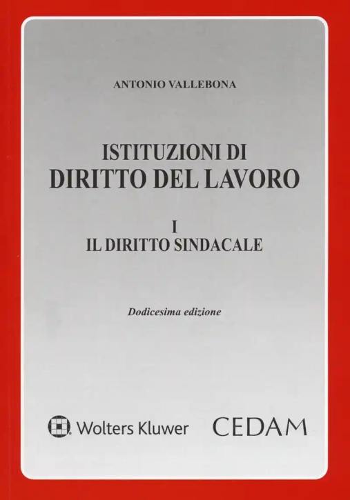 Immagine 0 di Istituzione Dir.lavoro 1 12ed.sindacale