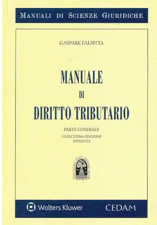 Immagine 0 di Manuale Diritto Tributario Ps