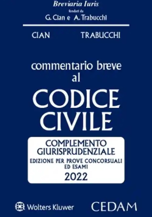 Immagine 0 di Commentario Breve Cod.civile Esami 2022