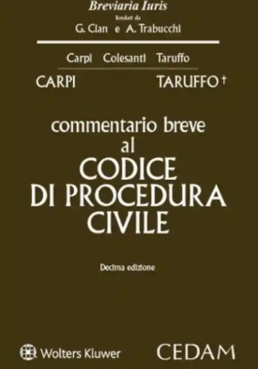 Immagine 0 di Commentario Breve Cod.proc.civile 10ed.