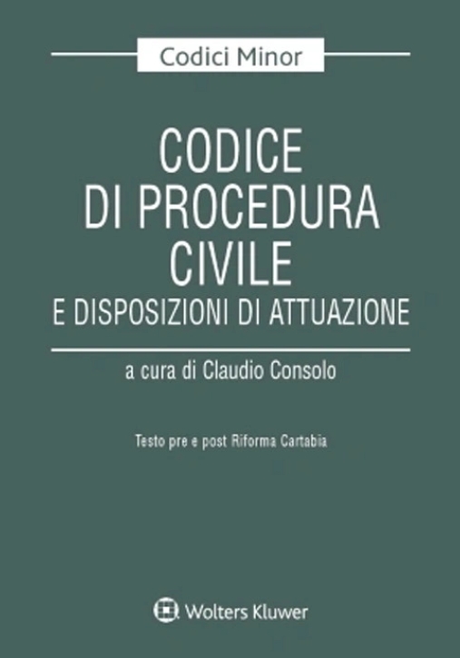 Immagine 0 di Codice Procedura Civile Disp.att.minor