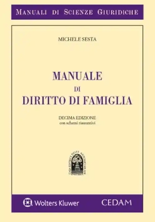 Immagine 0 di Manuale Diritto Di Famiglia 10ed.