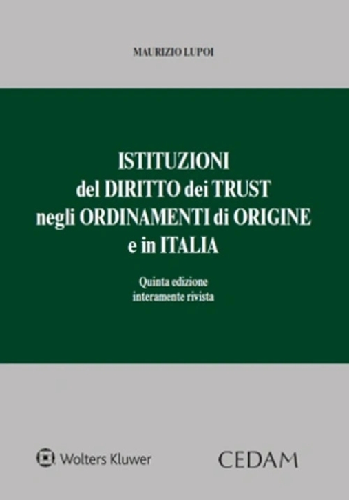 Immagine 0 di Istituzioni Diritto Trust Ordinam.origin