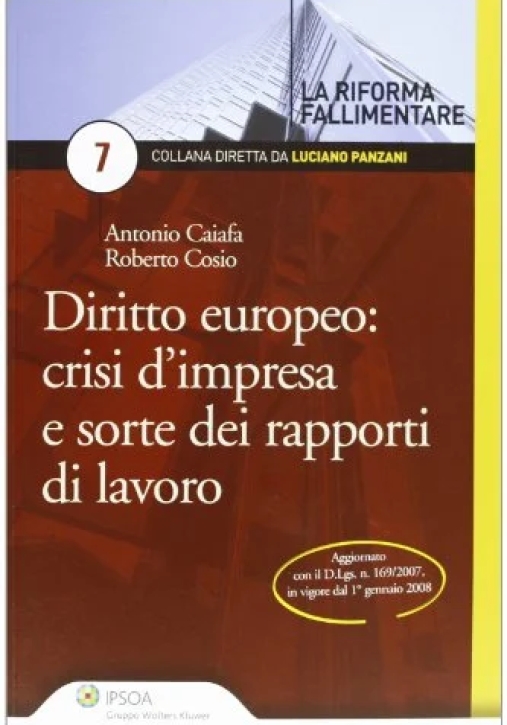 Immagine 0 di Diritto Europeo: Crisi D'impre