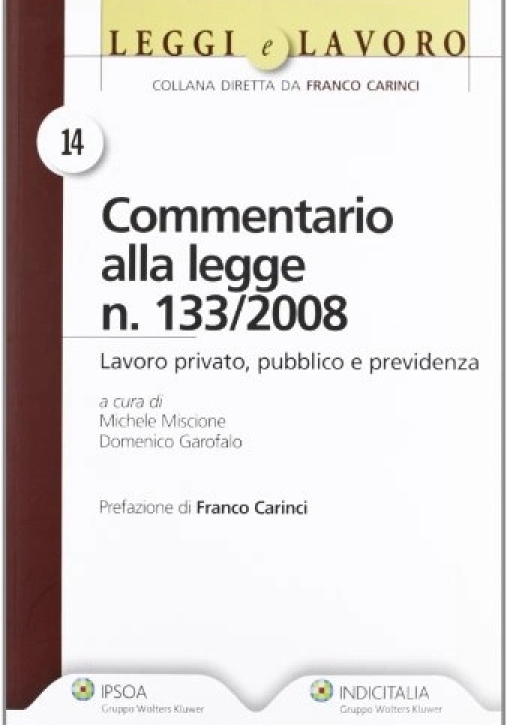 Immagine 0 di Commentario Alla Legge 133/200