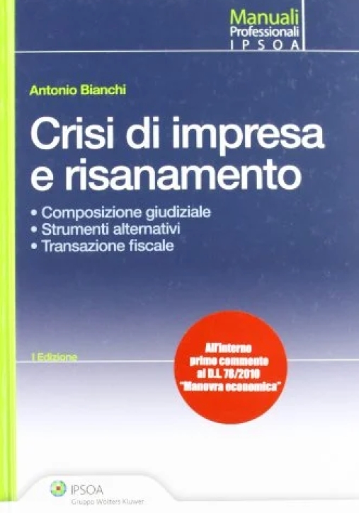 Immagine 0 di Crisi D'impresa E Risanamento