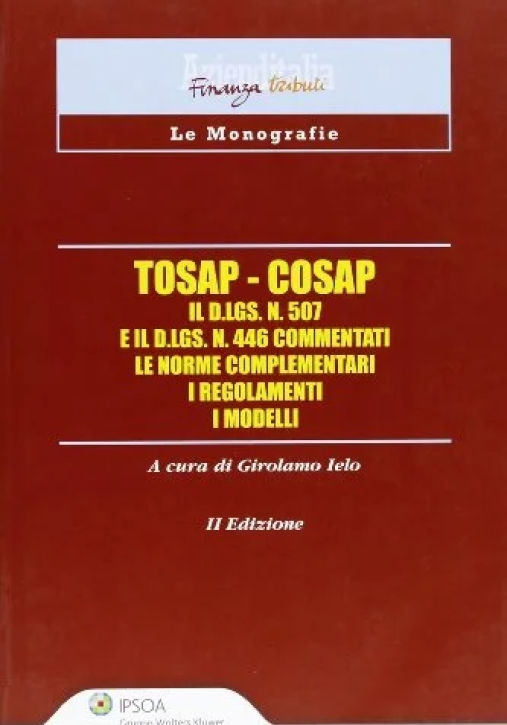 Immagine 0 di Tosap - Cosap - Monografia Di