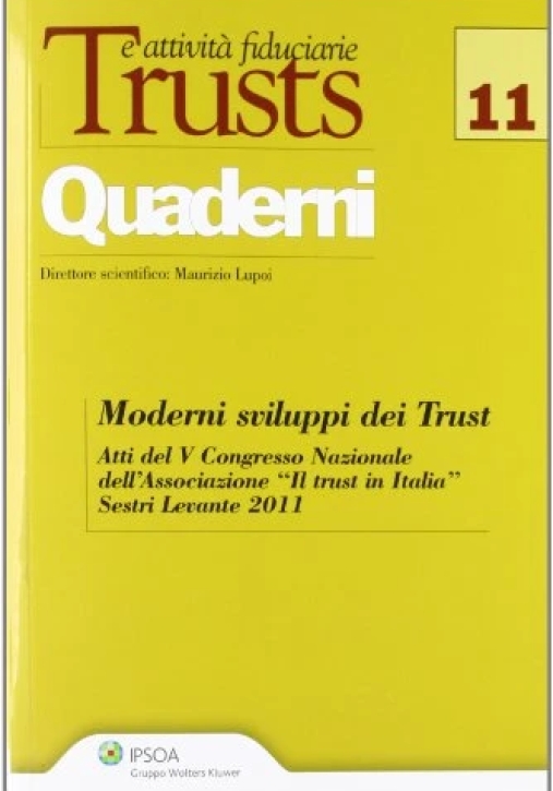 Immagine 0 di Moderni Sviluppi Dei Trust - Q