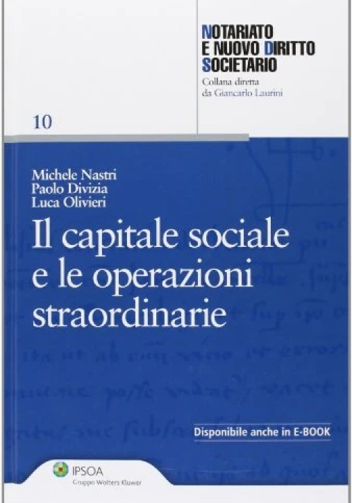 Immagine 0 di Capitale Sociale E Le Operazio