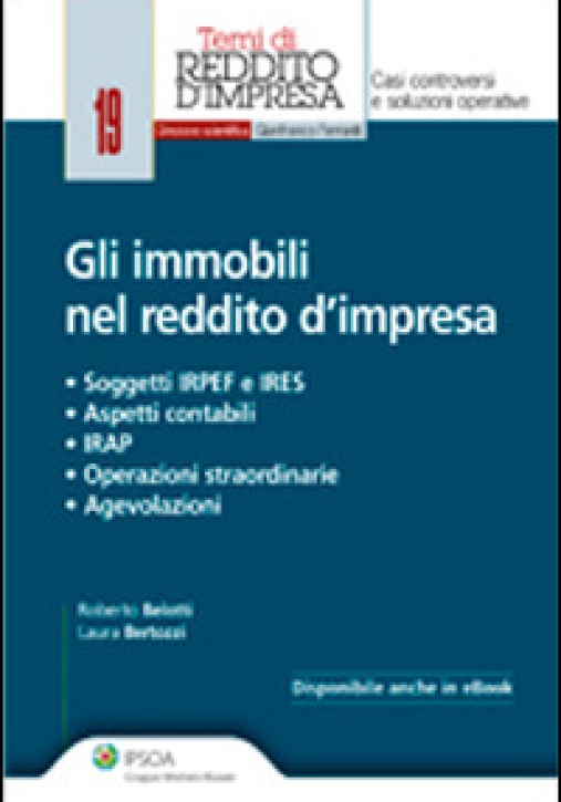 Immagine 0 di Immobili Nel Reddito D'impresa