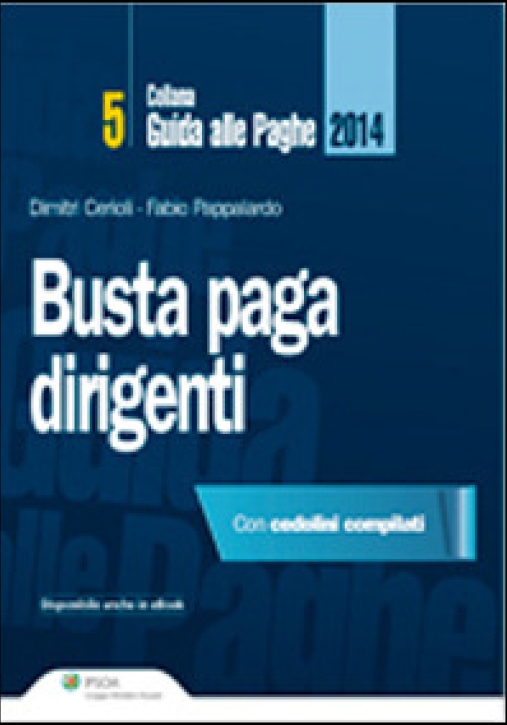 Immagine 0 di Busta Paga Dirigenti 2014