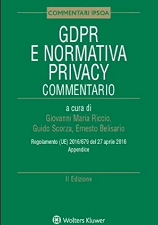 Immagine 0 di Gdpr Normativa Privacy Comm.2ed