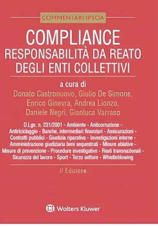 Immagine 0 di Compliance Responsabilita' Da Reato Degli Enti Collettivi 2ed