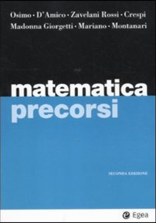 Immagine 0 di Matematica Precorsi - Seconda