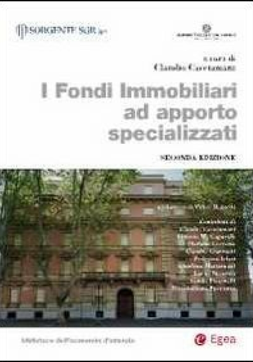 Immagine 0 di Fondi Immobiliari Ad Apporto Specializ.