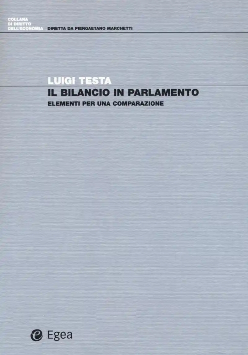 Immagine 0 di Bilancio In Parlamento