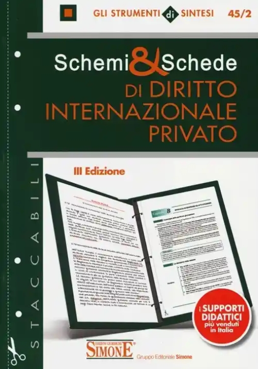 Immagine 0 di 45/2  Schemi & Schede Di Diritto Internazionale Privato