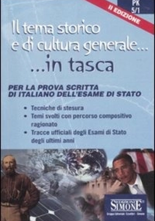 Immagine 0 di Pk5/1  Il Tema Storico E Di Cultura Generale... ...in Tasca