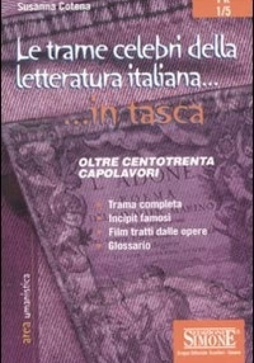 Immagine 0 di Pk1/5  Le Trame Celebri Della Letteratura Italiana