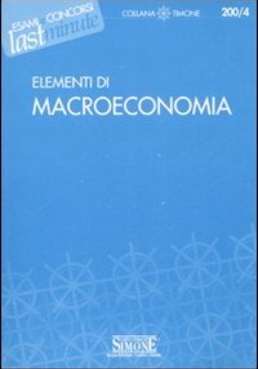 Immagine 0 di 200/4  Elementi Di Macroeconomia