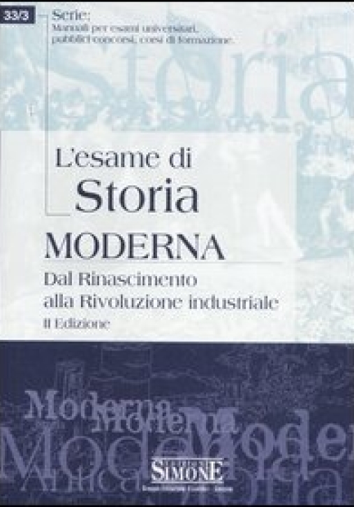 Immagine 0 di 33/3  L'esame Di Storia Moderna