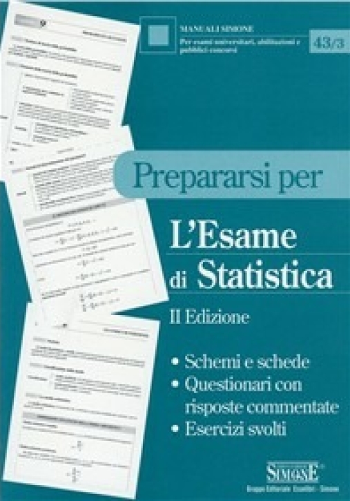 Immagine 0 di 43/3  Prepararsi Per L'esame Di Statistica