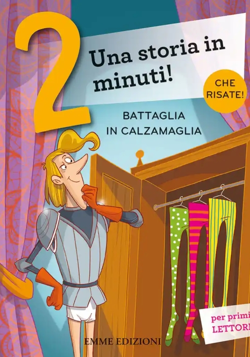 Immagine 0 di Battaglia In Calzamaglia. Prime Letture. Stampatello Maiuscolo. Ediz. A Colori