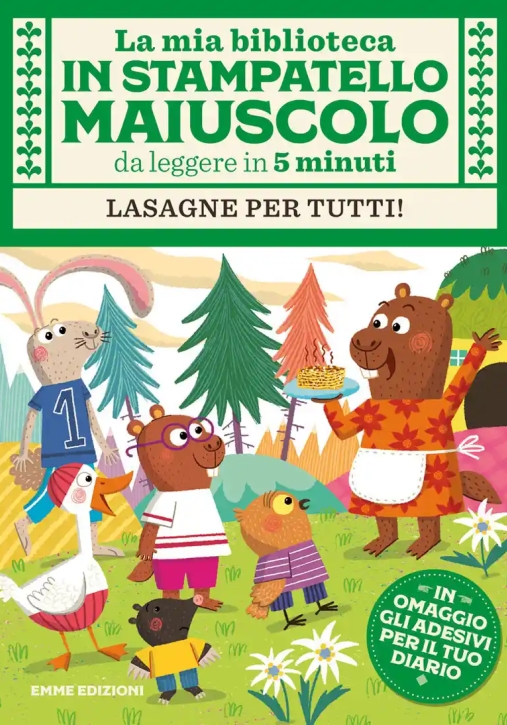 Immagine 0 di Lasagne Per Tutti! Con Adesivi. Stampatello Maiuscolo. Ediz. A Colori