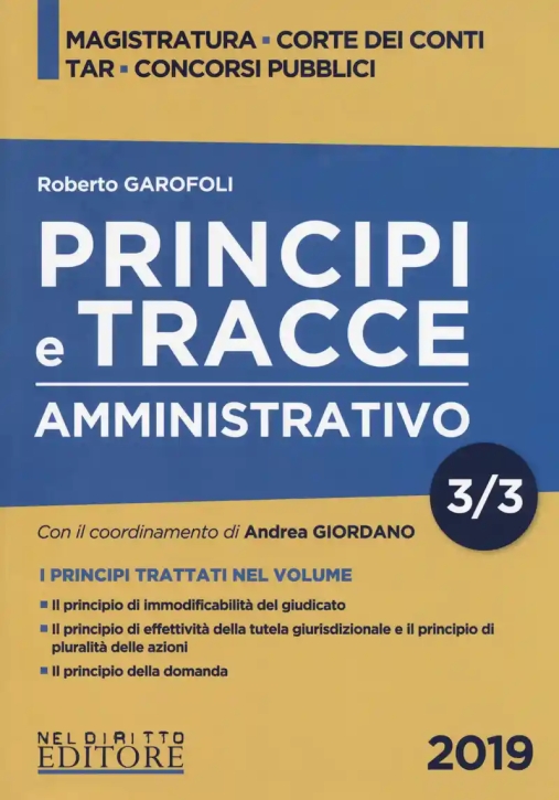 Immagine 0 di Principi Del Diritto - Amministrativo - Tomo 3