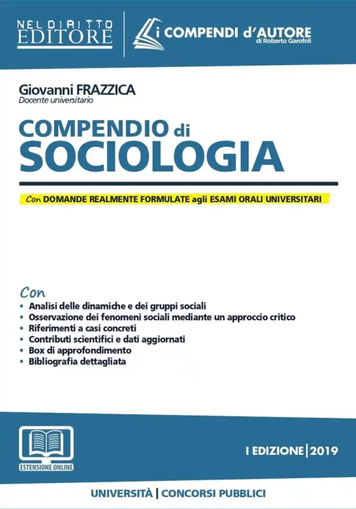 Immagine 0 di Compendio Sociologia