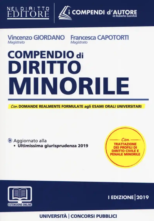 Immagine 0 di Compendio Diritto Minorile