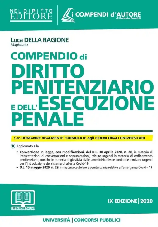 Immagine 0 di Compendio Diritto Penitenziario