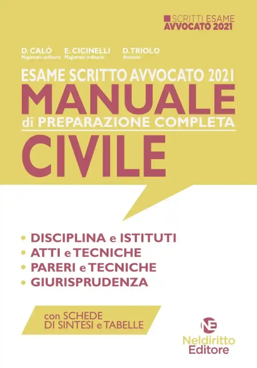 Immagine 0 di Manuale Scritti Avvocato Civile 2021