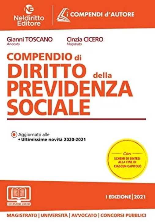 Immagine 0 di Compendio Diritto Previdenza Sociale