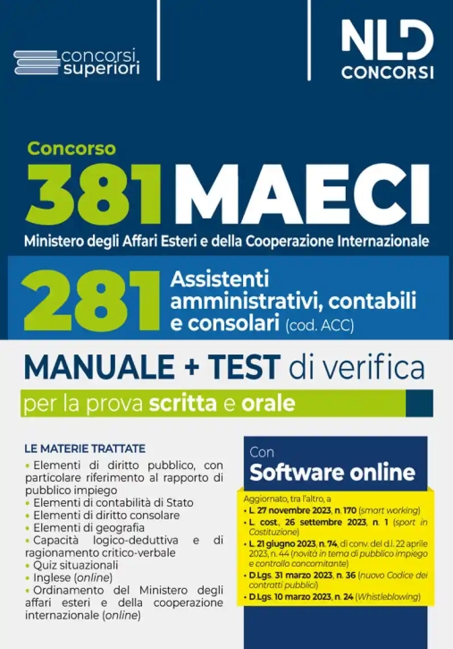 Immagine 0 di 281 Assistenti Amm.vi Cont.consol.maeci