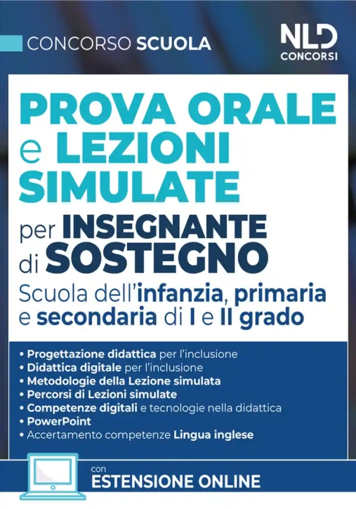 Immagine 0 di Prova Orlae Lez.simulate Insegn.sostegno