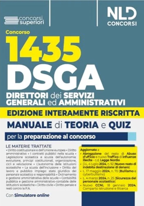 Immagine 0 di 1435 Dsga Manuale E Quiz